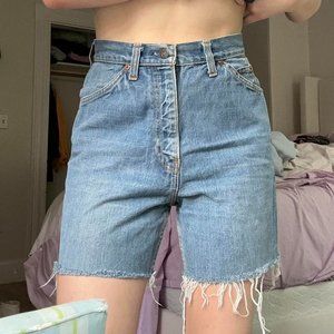 Vintage Levi’s long denim shorts